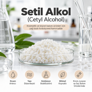 Setil Alkol (Cetyl Alcohol) kozmetik hammaddesi
