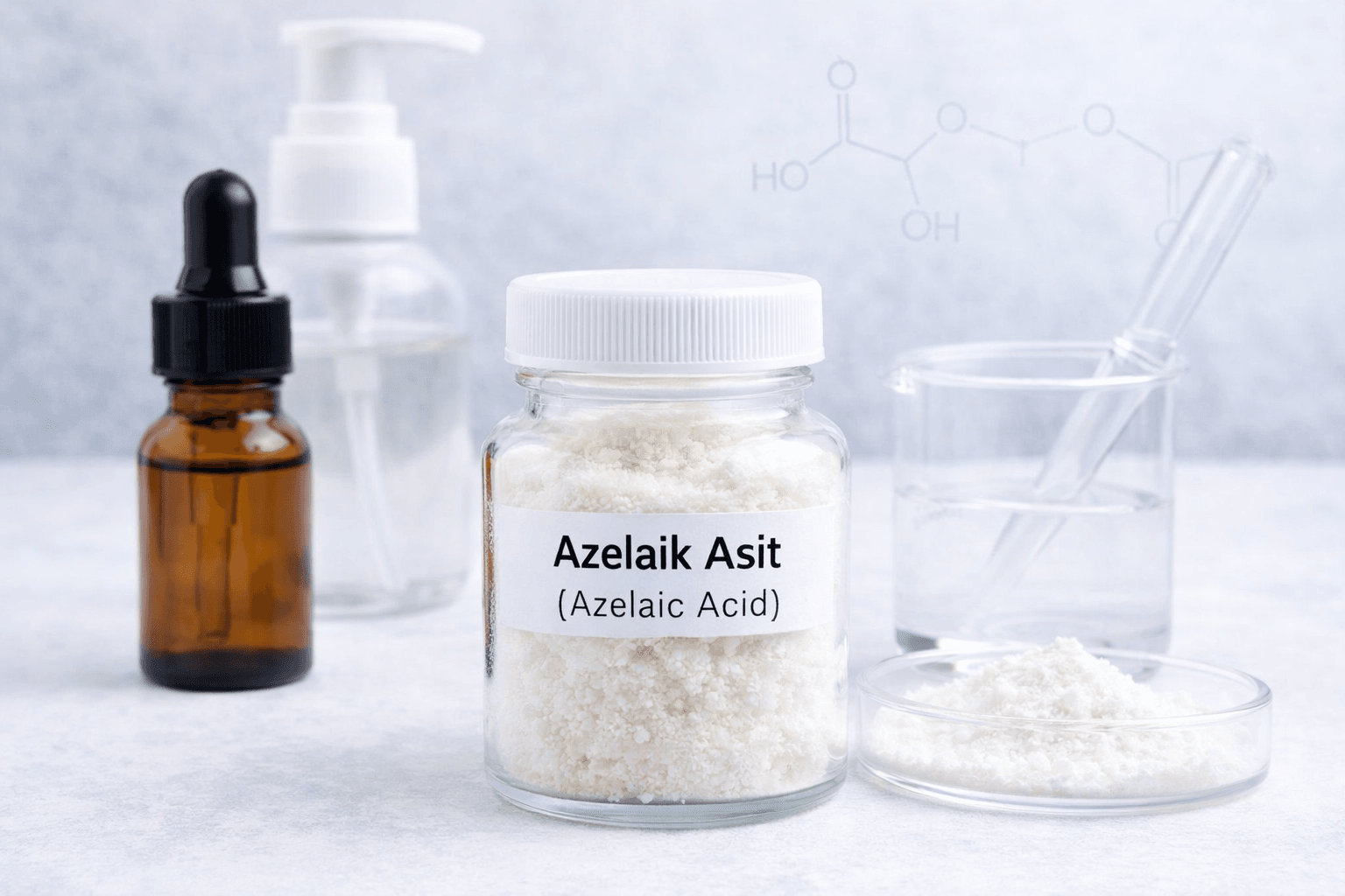 Azelaik asit kozmetik hammaddesi – azelaic acid içeren cilt bakım formülasyonu