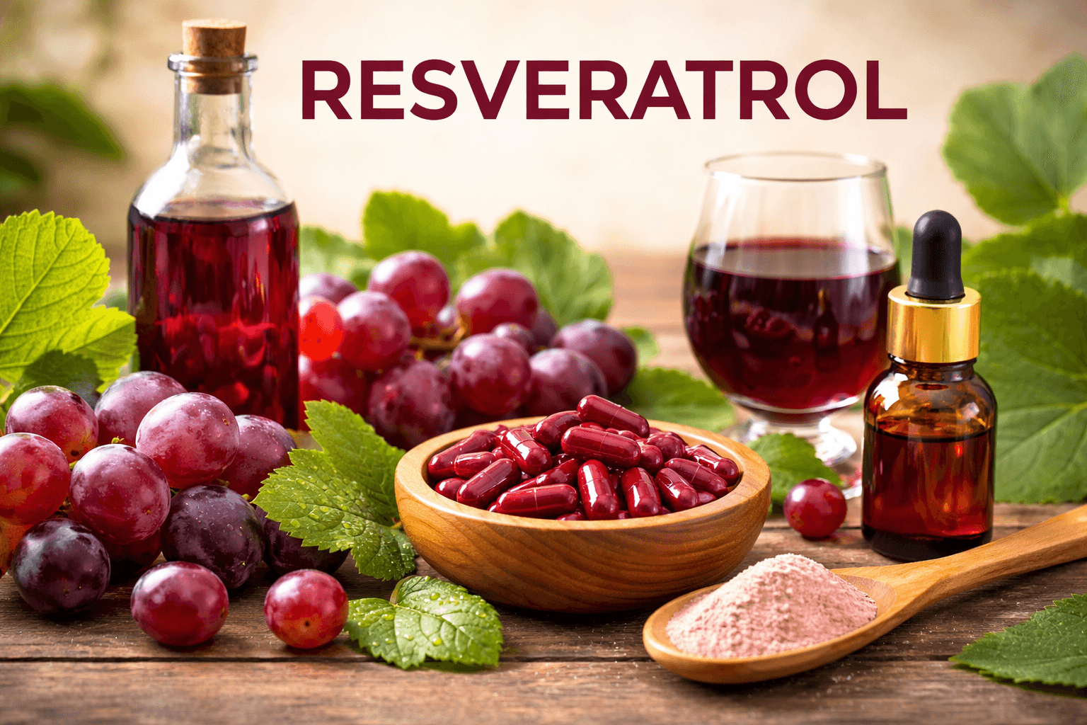 Resveratrol faydaları, resveratrol ne işe yarar ve kozmetik hammaddesi resveratrol kullanımı