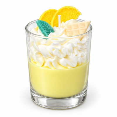 Limonlu Kremalı Dekoratif Mum